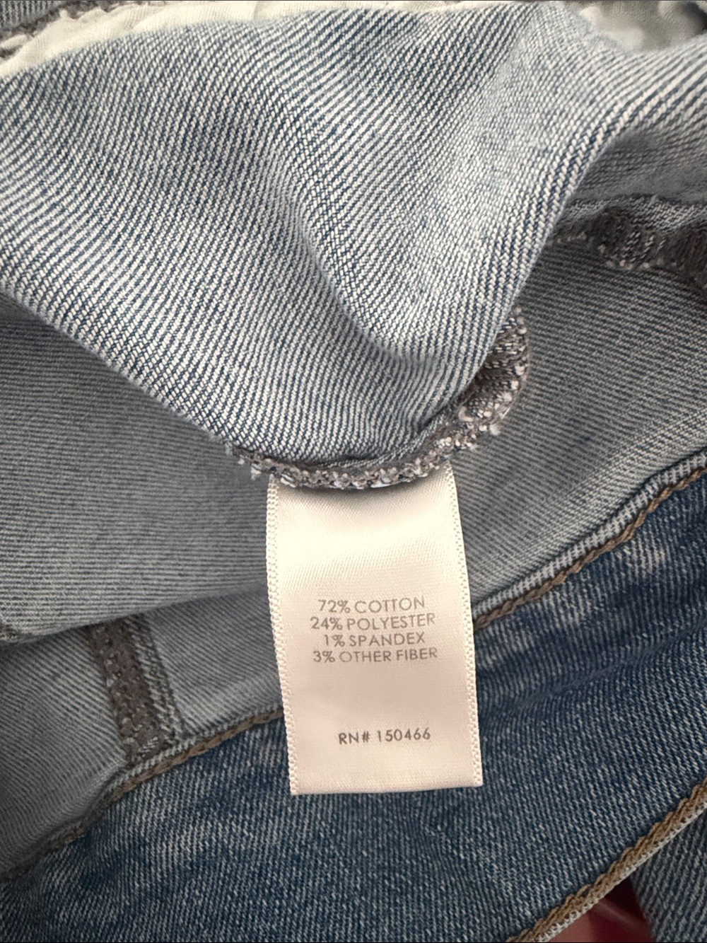 Market & Spruce Light Wash Denim Jacket - Classic Blue - Picture 5 of 5